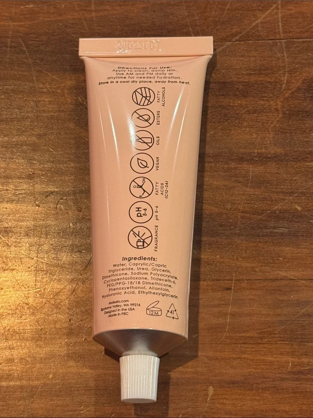 NIP Malezia 1.7 oz Tube 5% Urea Moisturizer Factory Sealed Biochemically NEW!